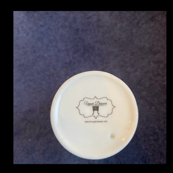 Blue and white travel cup with silcone cover and sleeve - Picture 3 of 4